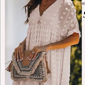 Babydoll Swiss Dot dress